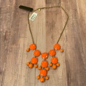 NWT coral statement necklace J. Crew